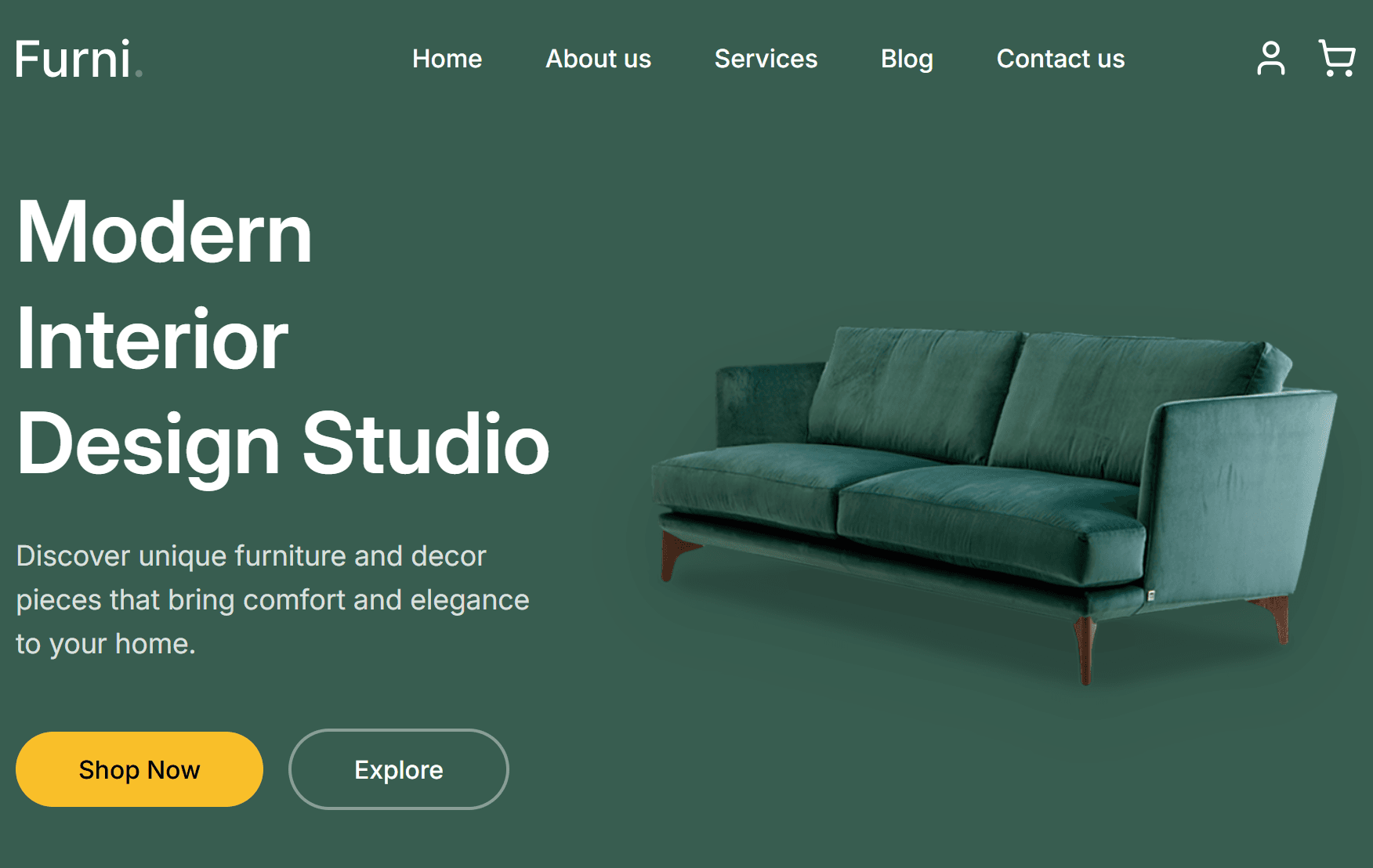 Furniture Website – Web Development project